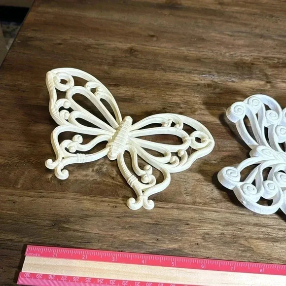 Vintage Home Interior Wall Hanging HomCo Butterflies Home Decorations Accents - Picture 2 of 10